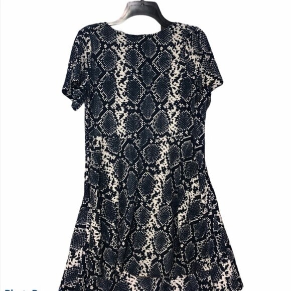 Capsule fit & flare dress size 10 snakeskin print - Picture 7 of 11
